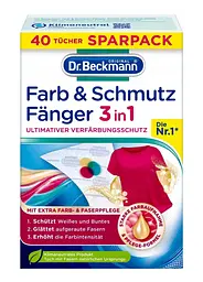 Салфетки-ловушки для цвета Dr. Beckmann Farb & Schmutz Fänger 3в1 40 шт