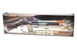 Іграшкова гвинтівка M870 з м'якими патронами EVA Soft Bullet Gun, у коробці р.62,5x8x19 см YG Toys - мініатюра 3