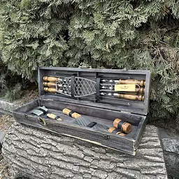 Подарунковий набір Mzavod Майстер BBQ темна текстура - мініатюра 6
