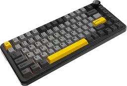 Клавіатура Ajazz AK820 MAX Magnetic Switch Black/Gray/Yellow RGB (AK820MAX-WM-BGY) - мініатюра 2