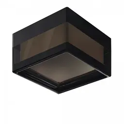 LED світильник IP65 квадратний Videx BHD02 9W 2400-3200-4300K чорний (VL-BHD02-09CBB) - мініатюра 2