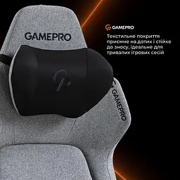 Ігрове крісло GamePro GC925G Gray Black (GC925G) - мініатюра 13