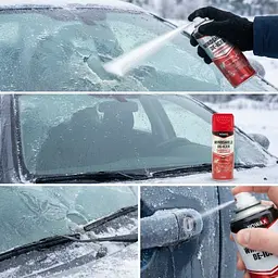 Розморожувач скла замків Nowax -70c 450 мл Кришка Скребок (NX45019) - мініатюра 2