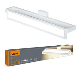 LED світильник настінний з сенсором Videx WL02, 18W 2800-4000-6000K білий (28724-000)