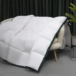 Набір MirSon антиалергенний №10014 Imperial Satin Luxe Thinsulate демі ковдра 140х205 см + подушка білий (2200010811124) - мініатюра 3
