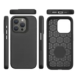 Протиударний чохол Primo Gibrid Armor для Apple iPhone 15 Pro Max Black - мініатюра 3