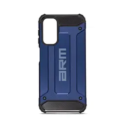 Чехол для Samsung Galaxy A14 4G (A145), Panzer, синий, противоударный, бронированный, милитари, панель-накладка, защита всего корпуса, защита дисплея и камеры, термополиуретан (TPU) + поликарбонат (PC), ArmorStandart (ARM70802)