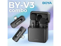 Мікрофонна радіосистема BOYA BY-V3 COMBO - мініатюра 5
