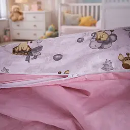 Підковдра бязь MirSon Kids Time Tiny Giraffes gray 110х140 см (2200012572207) - мініатюра 6