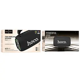 Портативна bluetooth колонка Hoco HC25 чорний - мініатюра 4