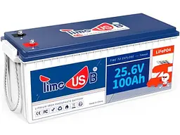 Акумулятор для ДБЖ/інвертора Timeusb LiFePO4 24V 100Ah BMS (Time usb-24V100Ah)