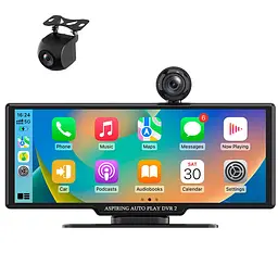 Автомонітор Aspiring Auto Play DVR 2, Magnet, CarPlay, Android auto - мініатюра 2