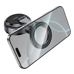 Держатель Hoco High vacuum suction cup magnetic holder H92 (universal) |4.5-7"| - миниатюра 2