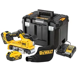 Стрічкова акумуляторна шліфмашина DeWalt з АКБ та ЗП DCW220P2 - мініатюра 8