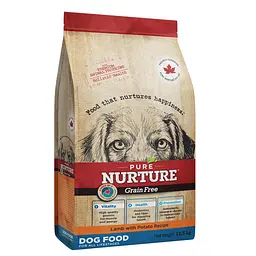 Сухий корм для собак на всіх стадіях життя Pure Nurture Grain Free Power of 3 Lamb with Potato з ягням та картоплею 12.5 кг