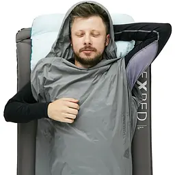 Вкладиш для спальника Rock Front Ultraliner M Сірий (1090-rf17366) - мініатюра 6