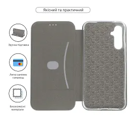 Чохол-книжка ArmorStandart G-Case для Samsung A34 5G (A346) Black - мініатюра 3