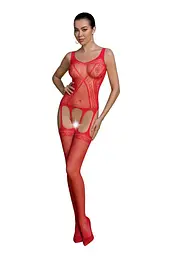 Бодистокинг из экологичного материала Passion Eco BS007, S-L (красный)