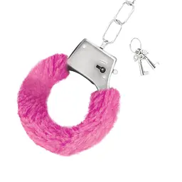 Наручники Crushious Love Cuffs Furry (рожевий) - мініатюра 8