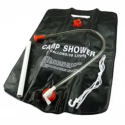 Туристичний душ Camp Shower 20 л, переносний кемпінговий душ із ПВХ, 41×60 см, 250 г - мініатюра 6