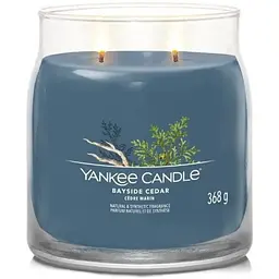 Свічка Yankee Candle Medium Bayside Cedar Прибережний кедр 368 г (1630014E) - мініатюра 2