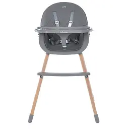 Стільчик для годування LUMI ME 1111 Gray екошкіра - мініатюра 2