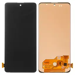 Дисплей для Samsung M317 Galaxy M31s, чорний, без рамки, High, з широким обідком, (OLED)