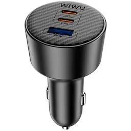 АЗП WIWU CC026 Warriors PD200W+QC3.0 1USB-A/2C Black