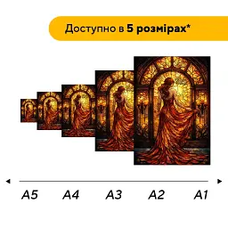 Дерев'яний фігурний пазл puzzlean Вогняна Муза, А3, Дерев'яна коробка 200 елементів - мініатюра 2