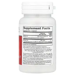 Вітаміни K2 MK-7 і Д3 Protocol for Life Balance K2 MK-7 & D3 60 капсул - мініатюра 2