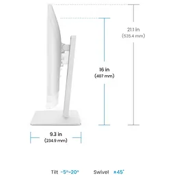TFT 27" BenQ GW2786TC, IPS, 100hz, HDMI, DP, USB-C, колонки, білий - мініатюра 6
