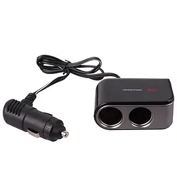 Автомобільний розгалужувач прикурювача VOIN 2 виходу 2 USB 2100mA 12/24V (SC-2069) - мініатюра 4