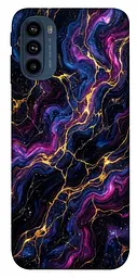 TPU чохол Demsky Purple space marble для Motorola Moto G41