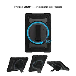 Чохол до планшета BeCover Horizontal handle Samsung Galaxy Tab A11 Plus SM-X236B 11.0" Black (713941) - мініатюра 3