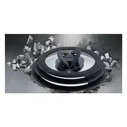 Кришка для посуду Tefal Ingenio, набір 3 шт, скло, пластик, чорний (L9849053) - мініатюра 7