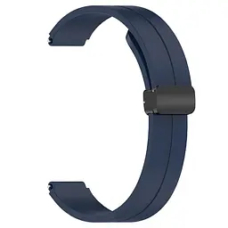 Ремінець Line Magnetic для Xiaomi Mi Band 9/8/10 Синій / Dark Blue - мініатюра 2