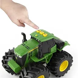 Машинка Трактор John Deere Kids Monster Treads з великими колесами зі світлом і звуком (46656) - мініатюра 6