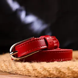 Ремінь шкіряний Grande Pelle жіночий 1,4х100 см acs0024602 - мініатюра 8