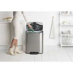 Бак для сміття Brabantia Bo Pedal металік 60 л (211324) - мініатюра 7