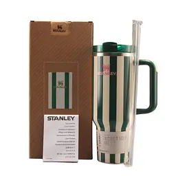 Термокухоль Stanley Quencher ProTour Flip Straw Tumbler з неіржавкої сталі Green Cabana Gloss 1,18 л KT6007892