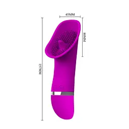 Кліторальний стимулятор Pretty Love Rudolf Sucking Vibrator Purple - мініатюра 5