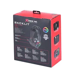 Дротова ігрова гарнітура Xtrike Me Gaming RGB Backlight GH-709, USB, 3.5mm, 2.1m, black - мініатюра 6