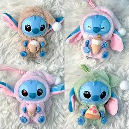 Стіч сюрприз брелок в коробке Labubu Stitch15 см м’який плюшевий (6931604349094) - мініатюра 4