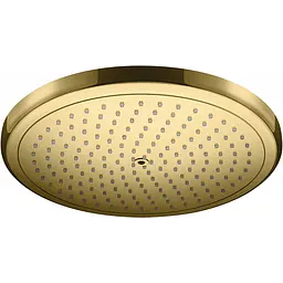 Верхній душ Hansgrohe Croma 280 1jet EcoSmart 9 л/хв Polished Gold Optic 26221990, Золотий