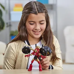 Ігровий набір Hasbro Marvel Avengers Bend and Flex Iron Man з мотоциклом (F0244) - мініатюра 12