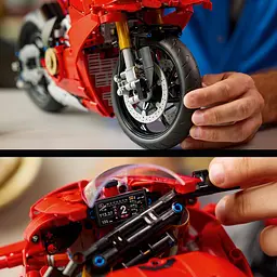 Конструктор LEGO Technic Мотоцикл Ducati Panigale V4 S 1603 деталі (42202) - мініатюра 7