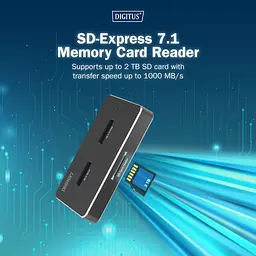 Digitus Док-станція USB-C > 2xSATA SSD/SD - мініатюра 9