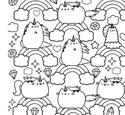 Мінірозмальовка Pusheen - - мініатюра 5