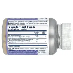 MSM (Сірка) MSM with Turmeric, Boswellia & Devil's Claw 750 mg 90 капсул Solaray vit0006631 - мініатюра 2