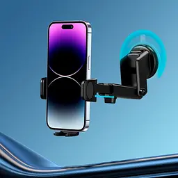 Автотримач XO C121 Instrument panel large suction cup bracket Чорний - мініатюра 4